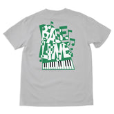 Baseline - Jazz Tee (Grey Melange/Green & White)